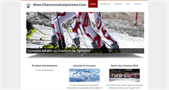 Desktop Screenshot of chamonixskialpinisme.com